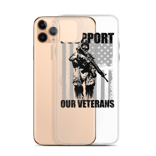I Support Our Veterans iPhone Case