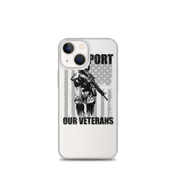 I Support Our Veterans iPhone Case