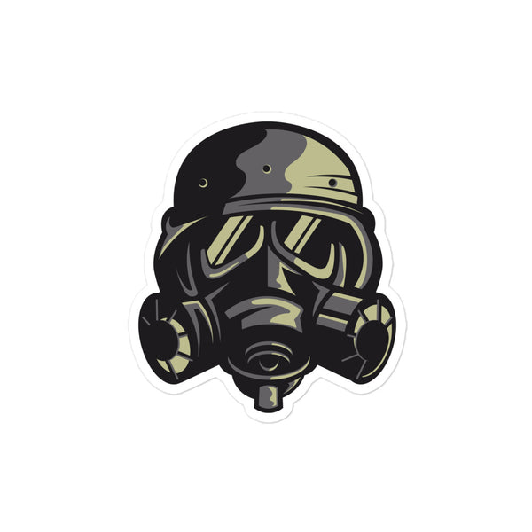 Bubble-free Gas Mask stickers