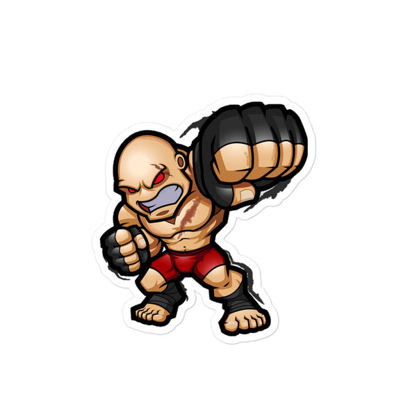 MMA Fighter Sticker