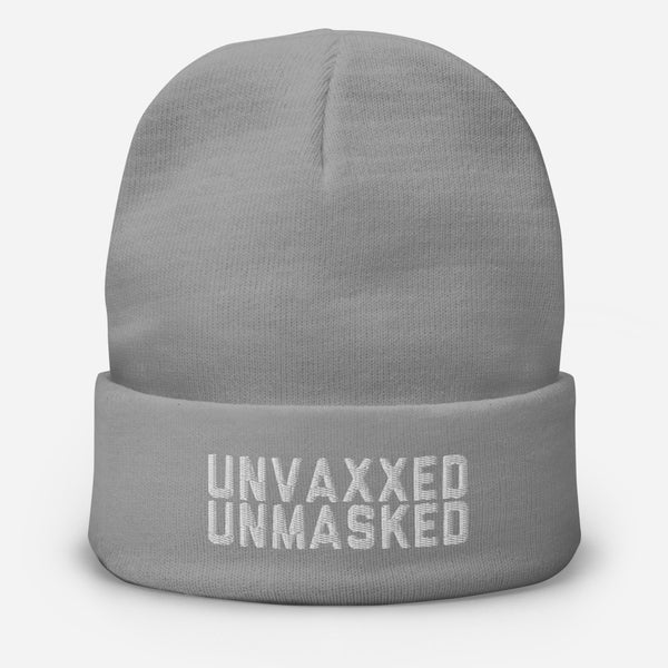 Unvaxxed Unmasked Snow Hat