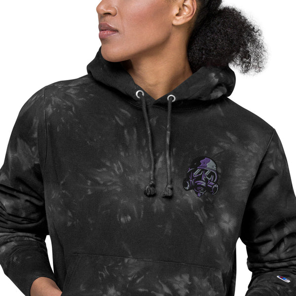 Gas Mask Tie-Dye Hoodie