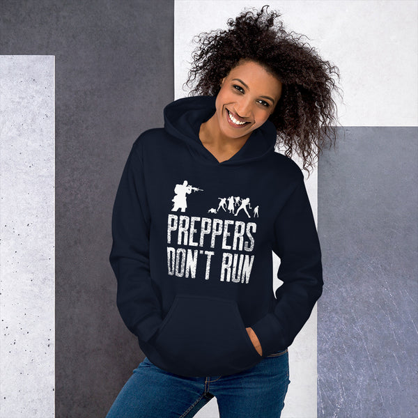 Preppers Don't Run Hoodie